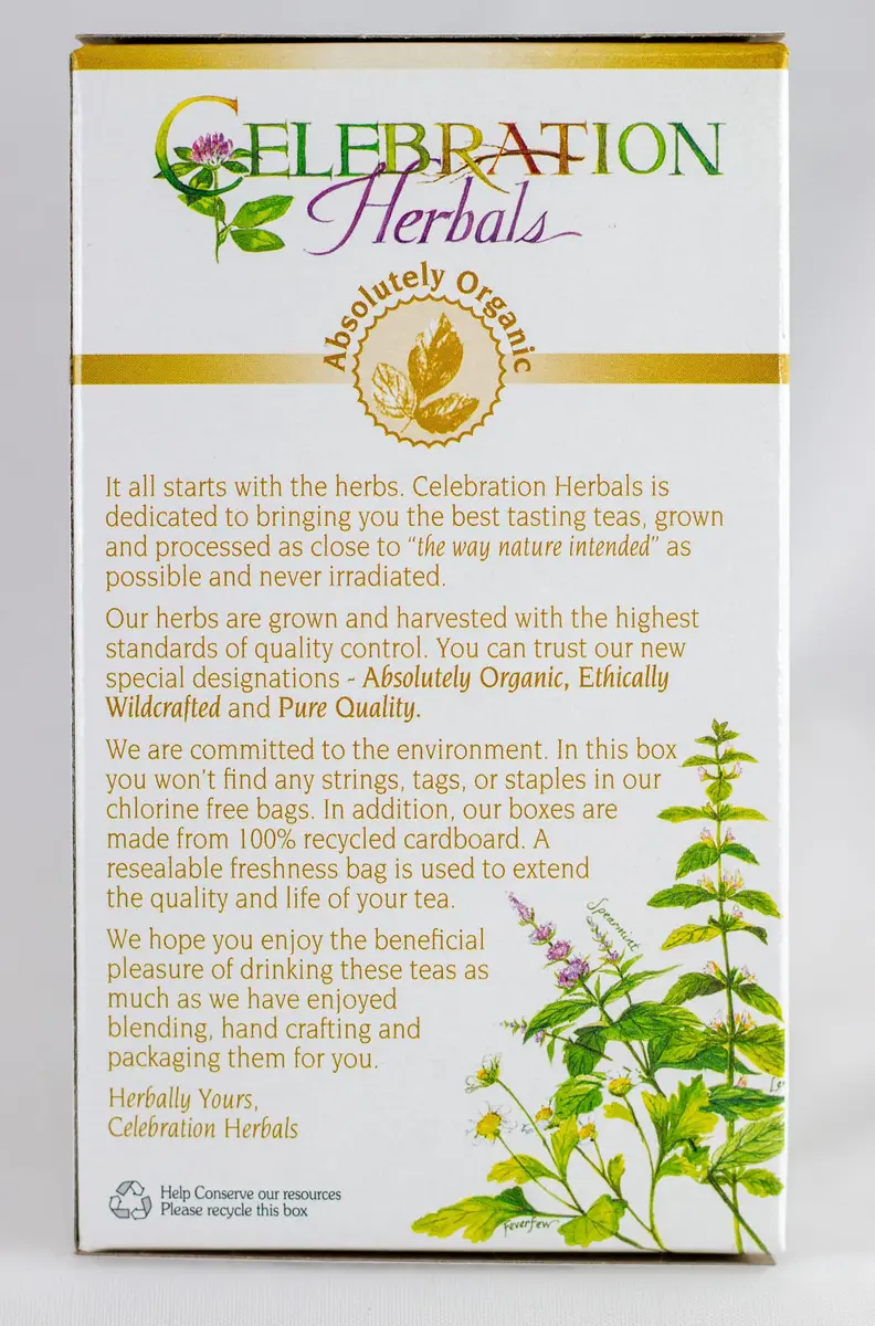 Celebration Herbals Marshmallow Root Tea 24 Bags | Caffeine-Free Organic Herbal Tea with Mellow Taste - view 7