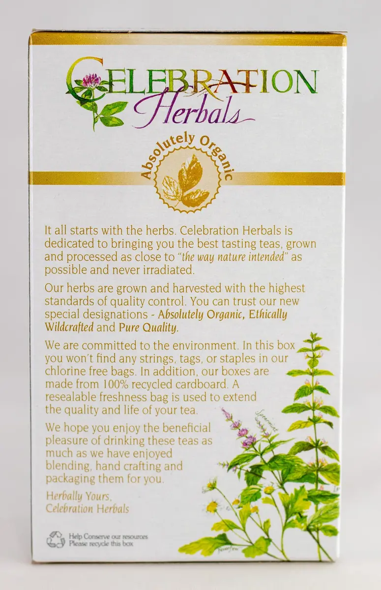 Celebration Herbals Fennel Seed Blonde Tea Organic 24 Bag | Aromatic Licorice Flavor (70-120 chars) - view 6