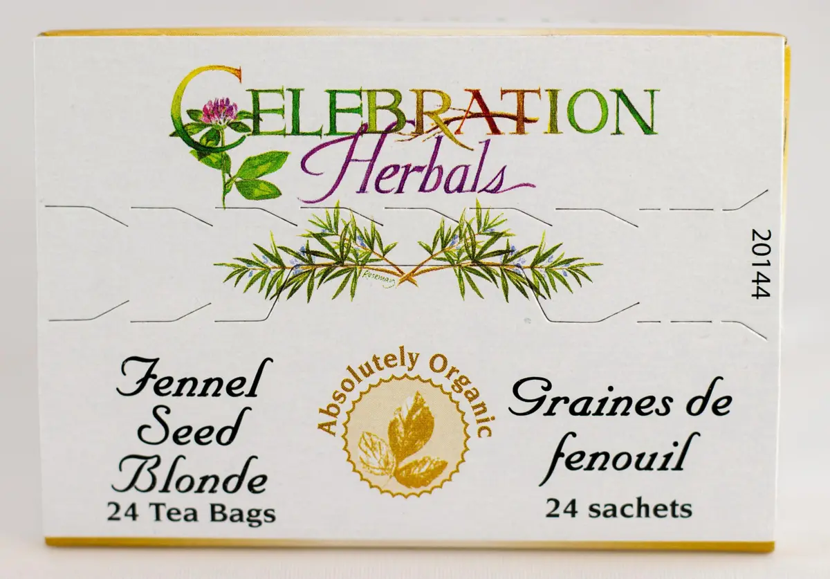 Celebration Herbals Fennel Seed Blonde Tea Organic 24 Bag | Aromatic Licorice Flavor (70-120 chars) - view 7