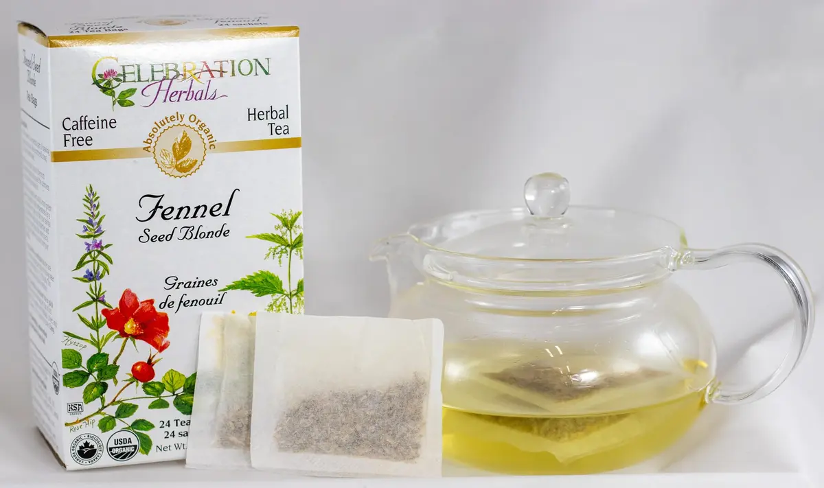 Celebration Herbals Fennel Seed Blonde Tea Organic 24 Bag | Aromatic Licorice Flavor (70-120 chars) - view 3