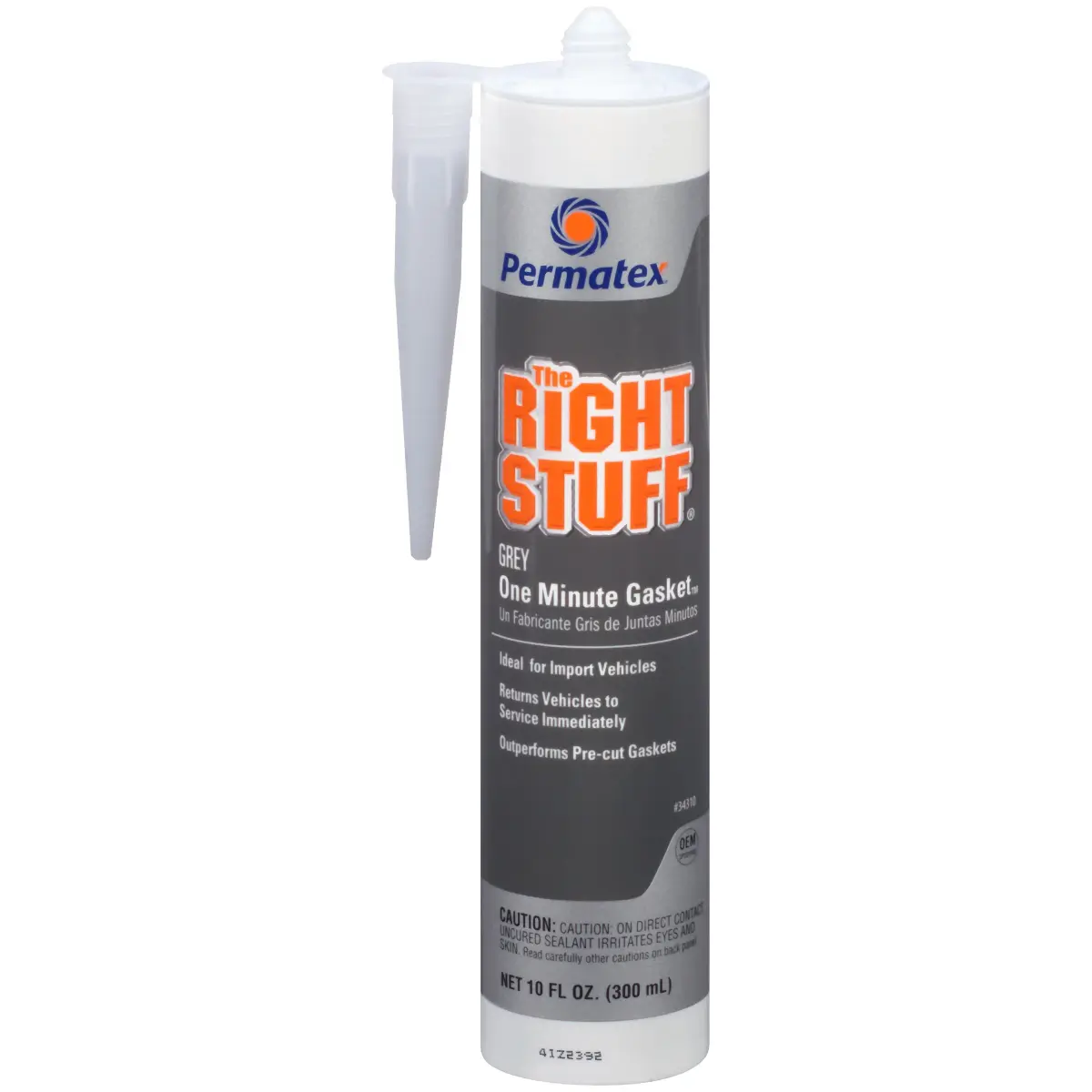 Permatex The Right Stuff Grey Gasket Maker 296ml (10.1 Fl Oz) | Instant Seal, High Torque Resistance - main product image