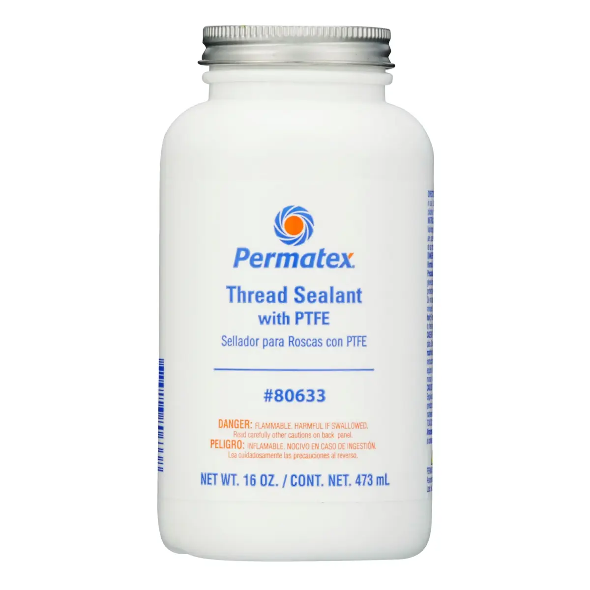 Permatex Red Thread Sealant with PTFE 473ml (16 Fl. Oz.) | High-Temperature Pipe Fitting Sealant - main product image