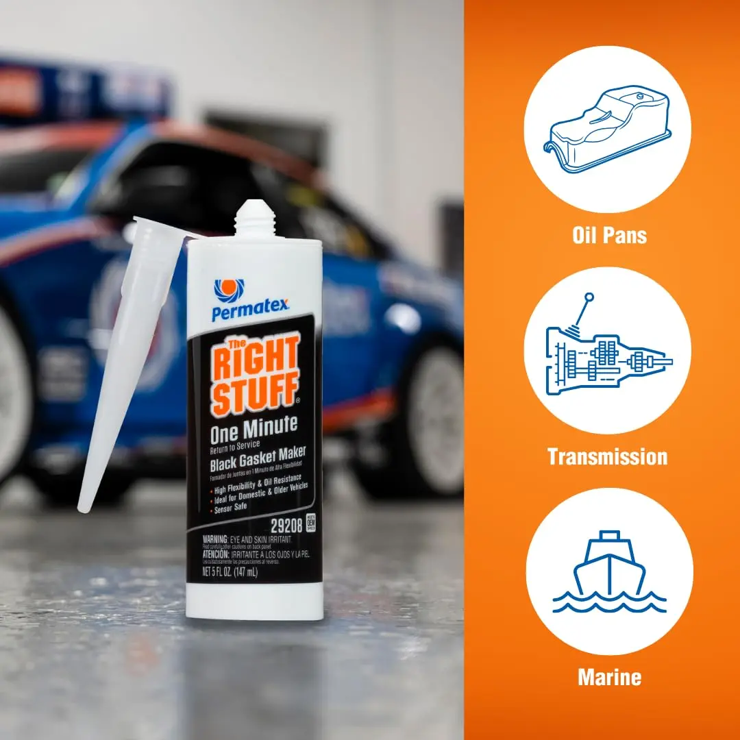 Permatex The Right Stuff Gasket Maker 5 oz | Leakproof, High Temp, Oil-Resistant Sealant - view 4