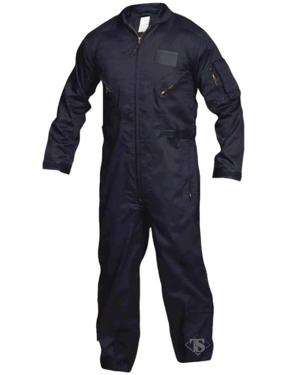 Tru-Spec 27-P Basic Flight Suit for Men, Navy - Large | Military Flight Suit with Durable Polyester Blend - main product image