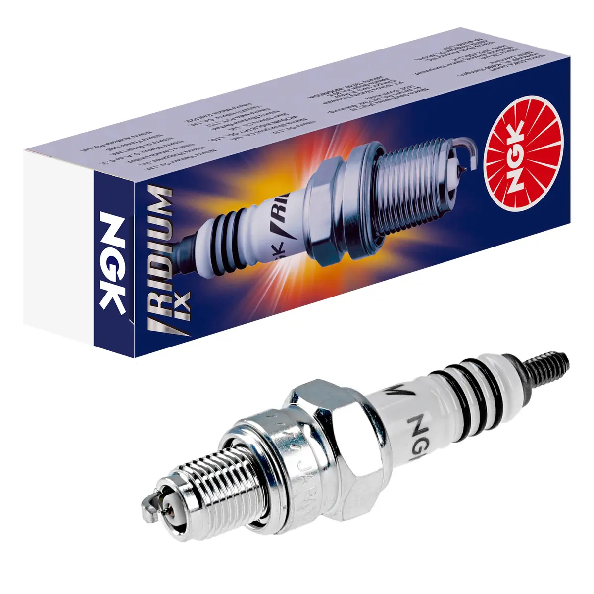 NGK CR6HIX Iridium IX Spark Plug 10mm (0.39 inch) | Ultimate Evolution of Spark Plug Technology - main product image