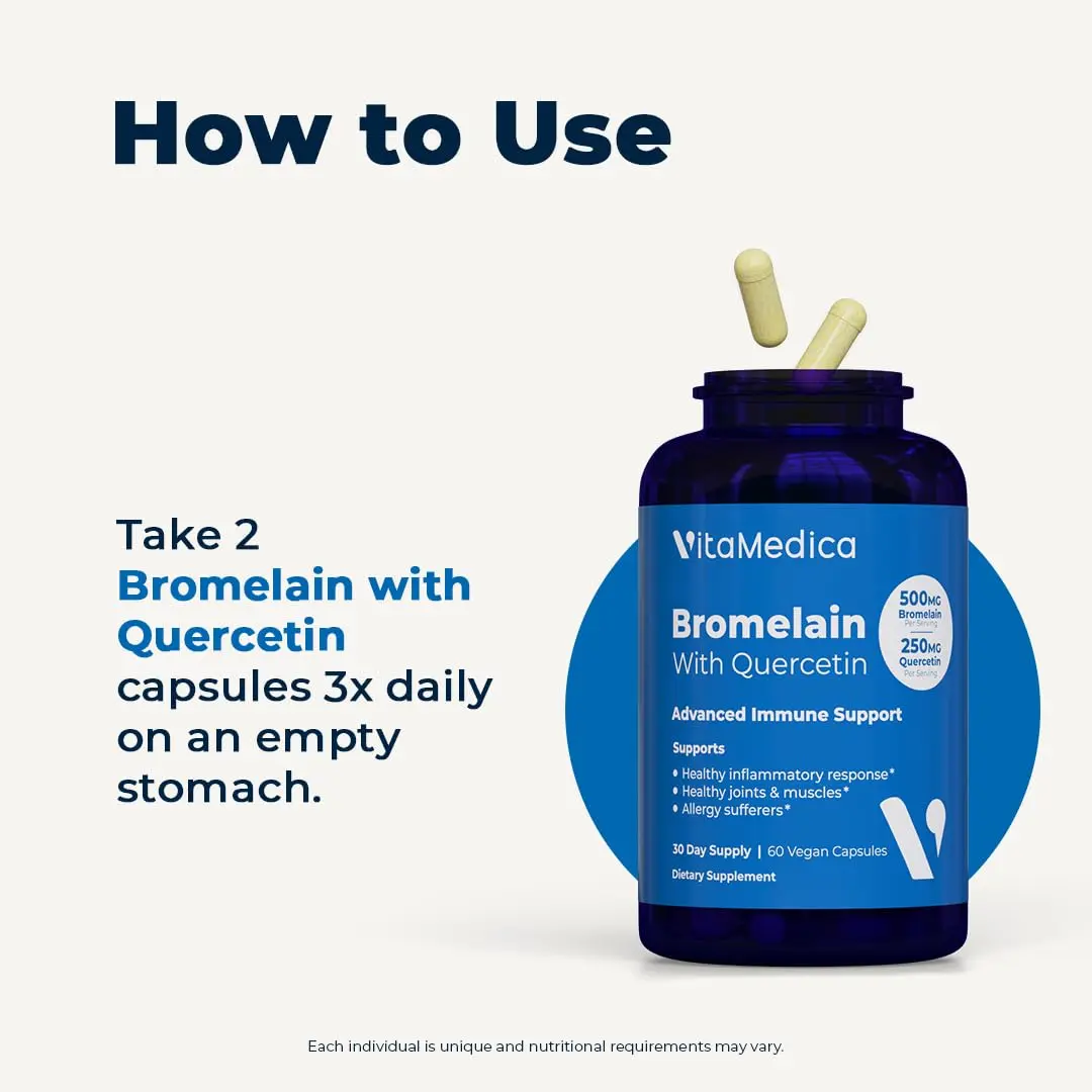 VitaMedica Arnica Montana 30X + Bromelain + Clinical Support Formula Bundle | Supports Post-Op Healing & Tissue Repair - view 9