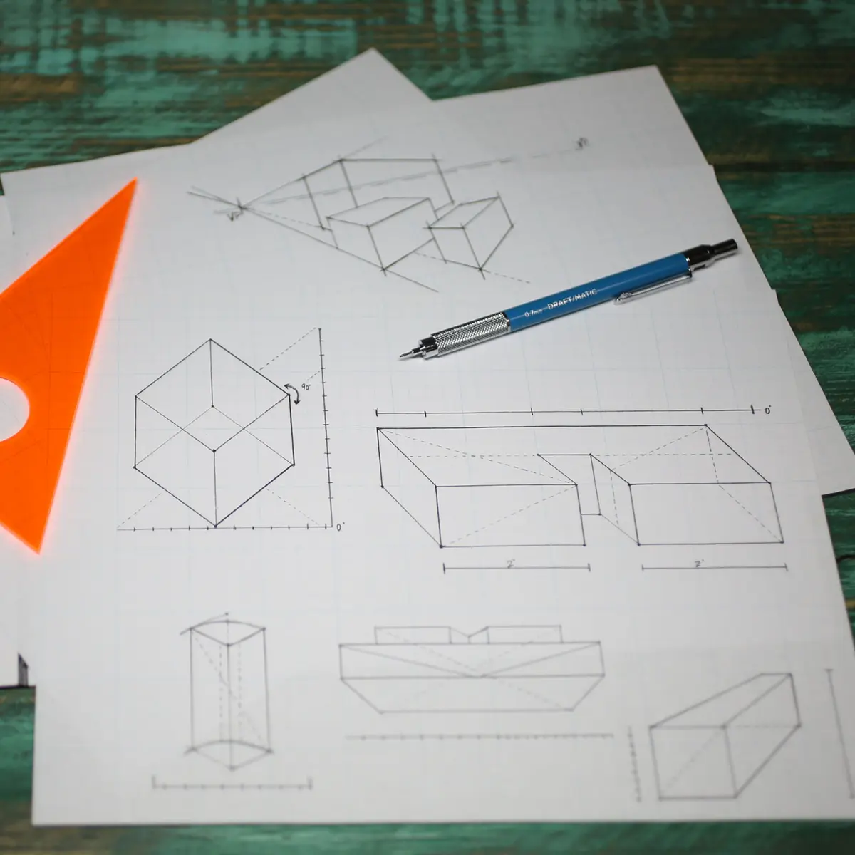 ALVIN 8x8 Grid Cross Section Paper Pad 11"x17" Acid-Free | Suitable for Drafting & Drawing - view 2