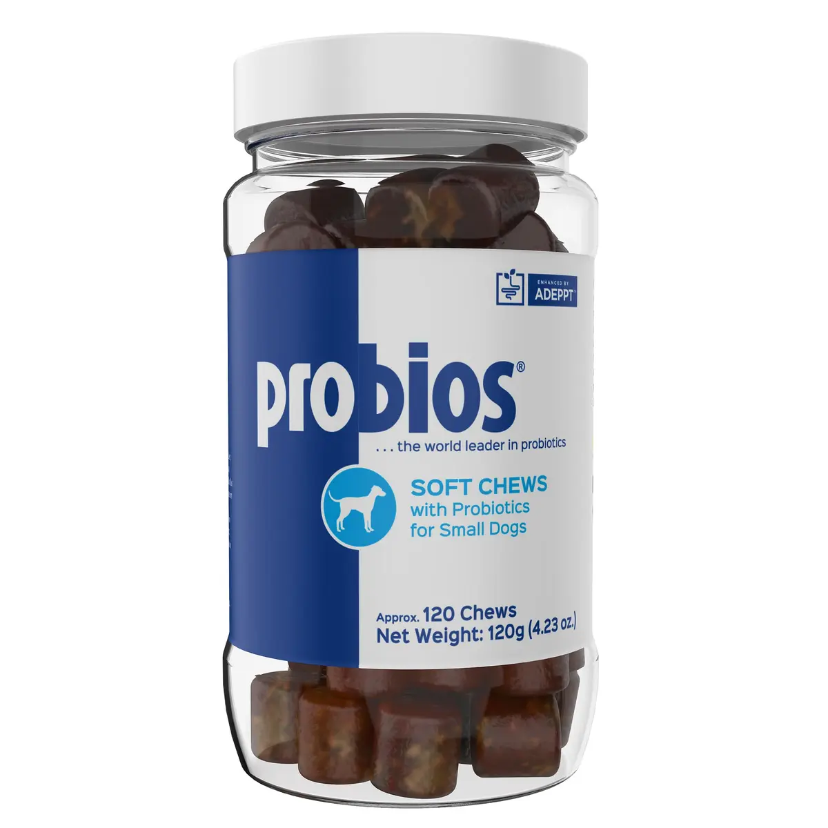 Probios Dog Probiotic Soft Chews, Chicken Liver | Supports Digestive & Immune Health - main product image