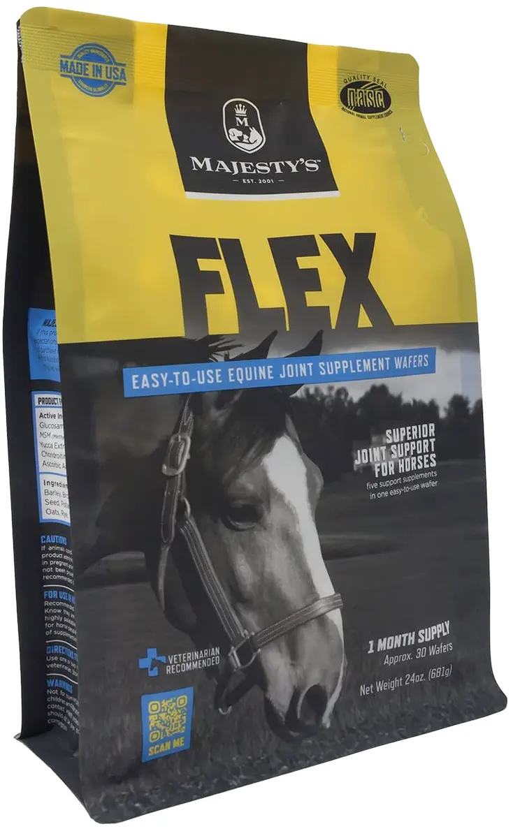 Majesty's Flex Wafers - Superior Joint Support Supplement for Horses - 30 Count | Easy & Economical - main product image