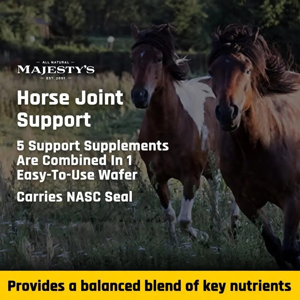 Majesty's Flex Wafers - Superior Joint Support Supplement for Horses - 30 Count | Easy & Economical - view 8