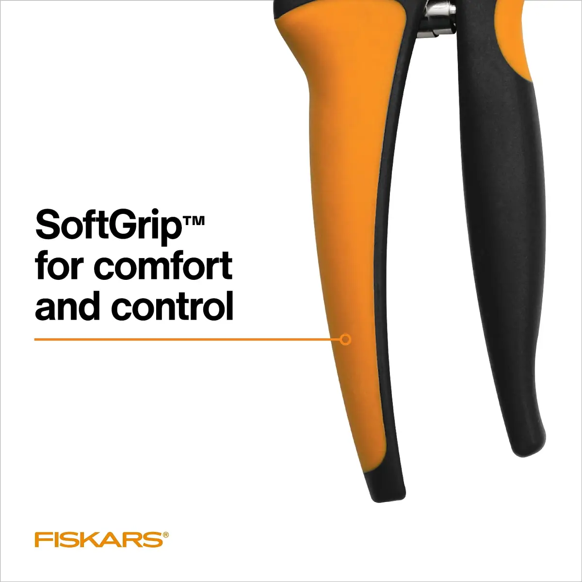 Fiskars SoftGrip Bypass Pruning Shears 5/8" Cut Capacity | Alloy Steel Blades - view 3