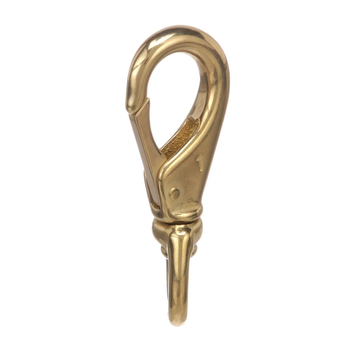 SEACHOICE Swivel Eye Snap, Cast Brass, Size #3 | 4-1/2 In. Long, 3/4 In. ID Eye, Brass - view 2