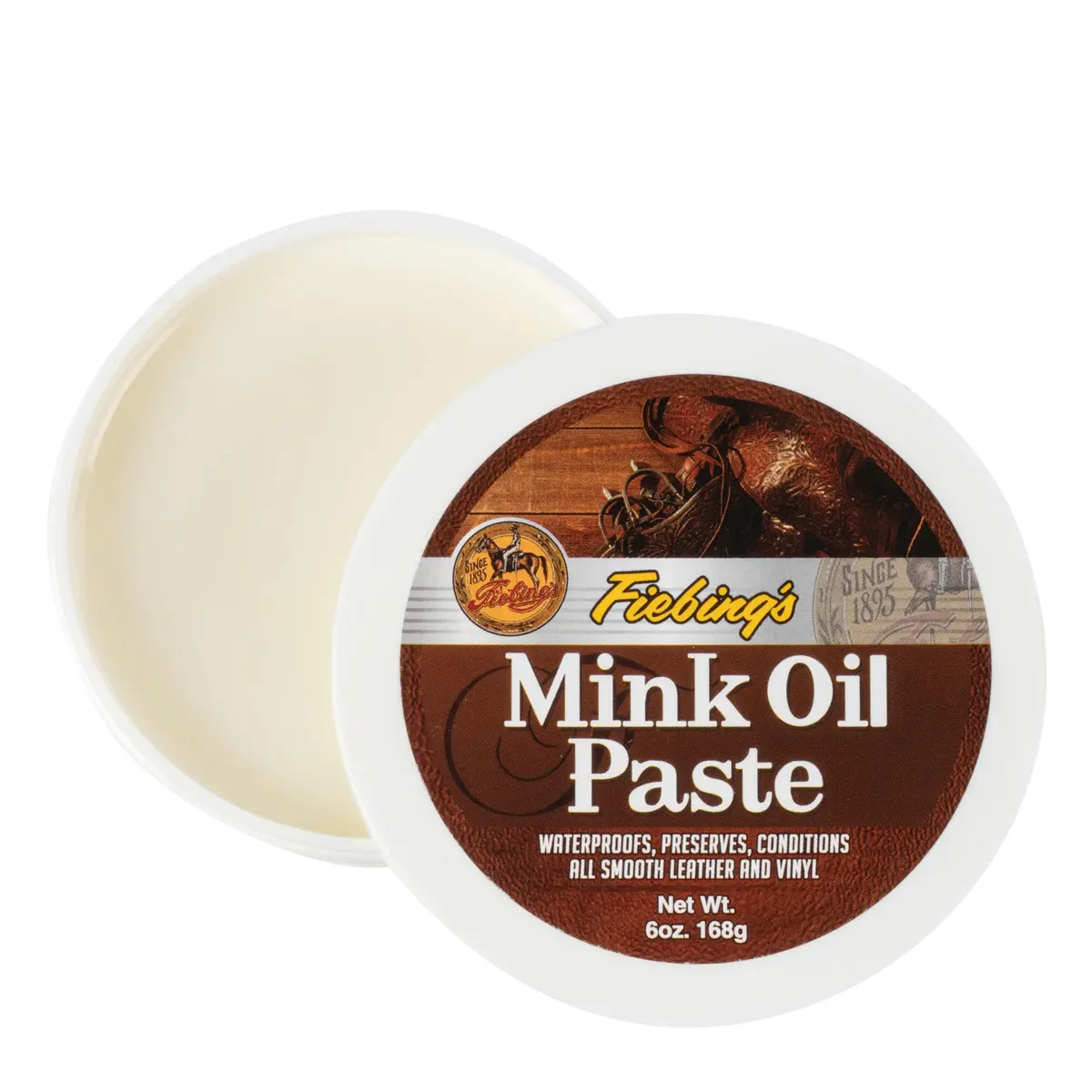 Fiebing's Mink Oil for Leather Boots 6 oz | Waterproof & Softens Leather & Vinyl - main product image