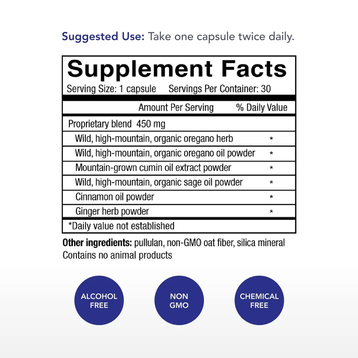 Physician's Strength Oregacillin 30 Capsules | Wild Oregano Extract for Respiratory Support - view 2