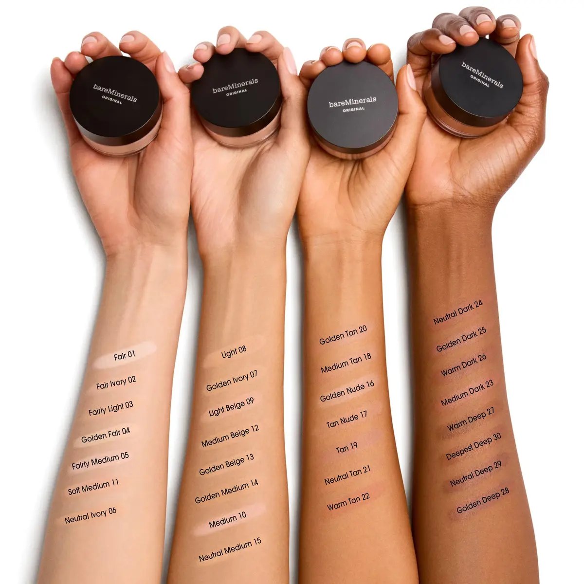 bareMinerals Original Loose Powder Foundation SPF 15, Fair 01, 0.28 oz (7.94 g) | Vegan, Cruelty-Free & Dermatologist-Tested - view 7