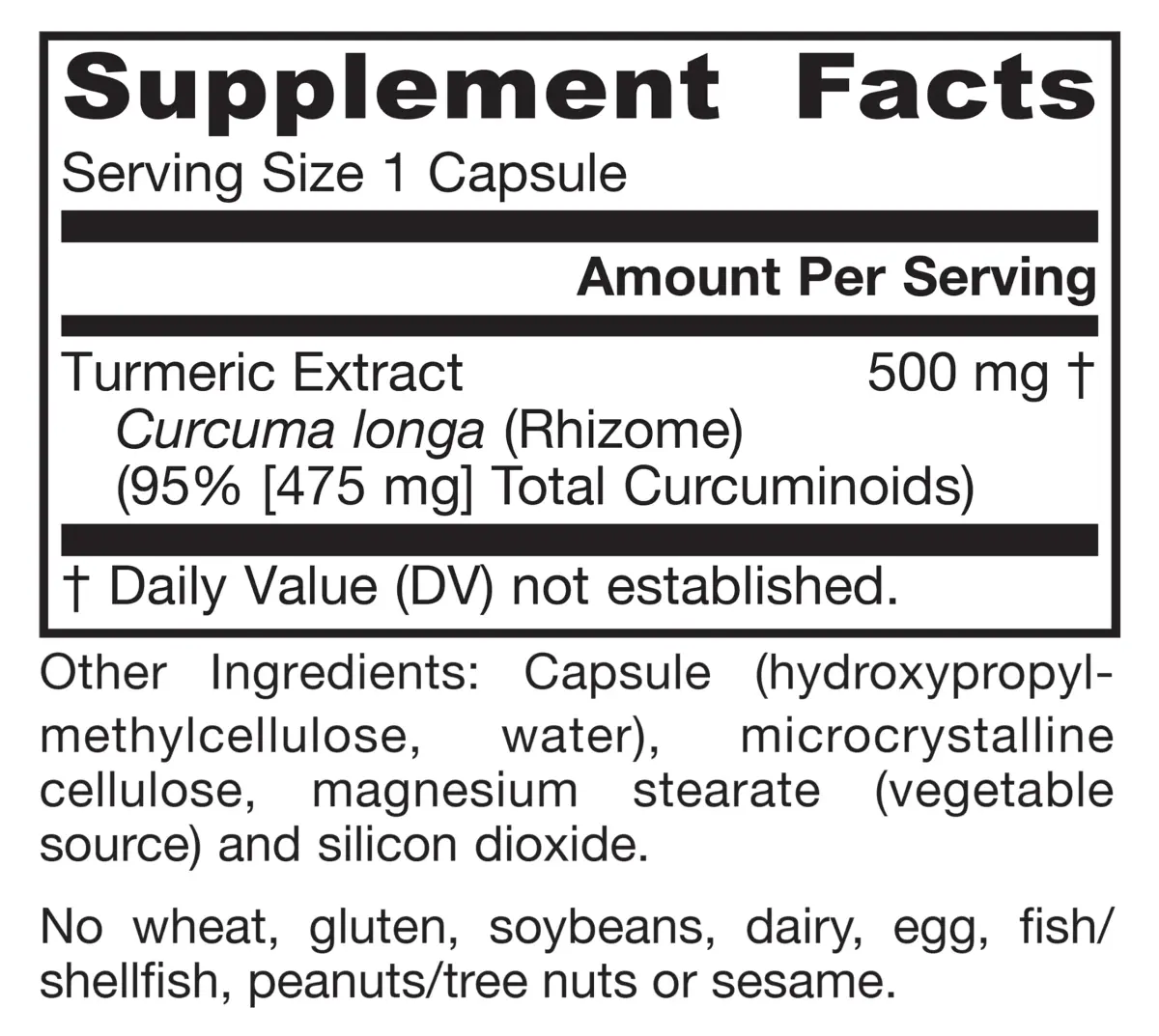 Jarrow Formulas Curcumin 95 Supplement Turmeric Extract 60 Capsules | Standardized to 95% Curcuminoids - view 9