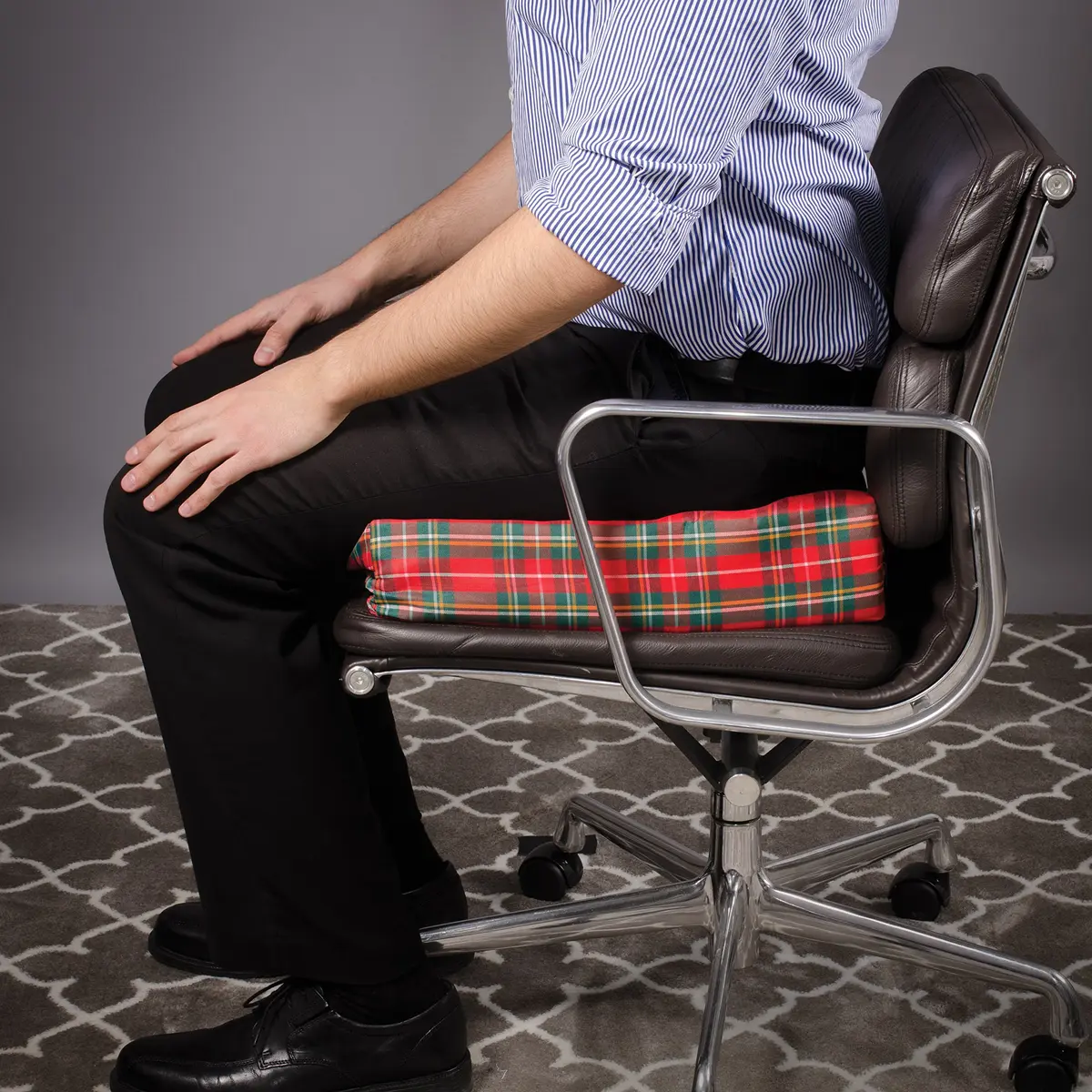 DMI Foam Wheelchair and Seat Cushion 16 x 18 x 4 inches | Sciatica Pain Relief Support - view 5