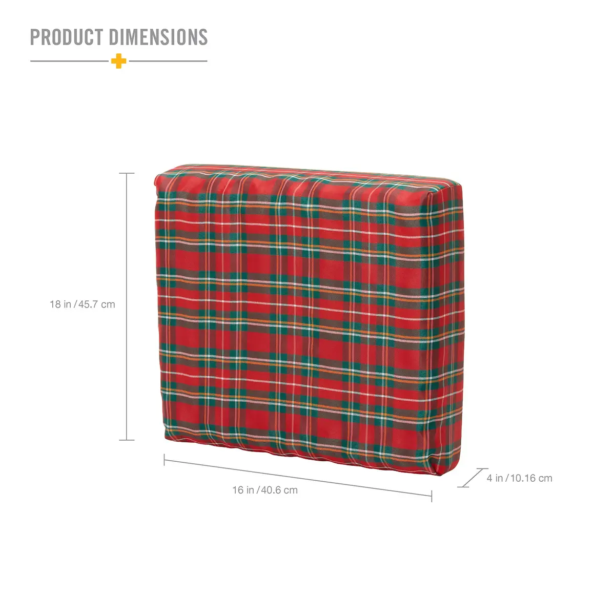 DMI Foam Wheelchair and Seat Cushion 16 x 18 x 4 inches | Sciatica Pain Relief Support - view 3