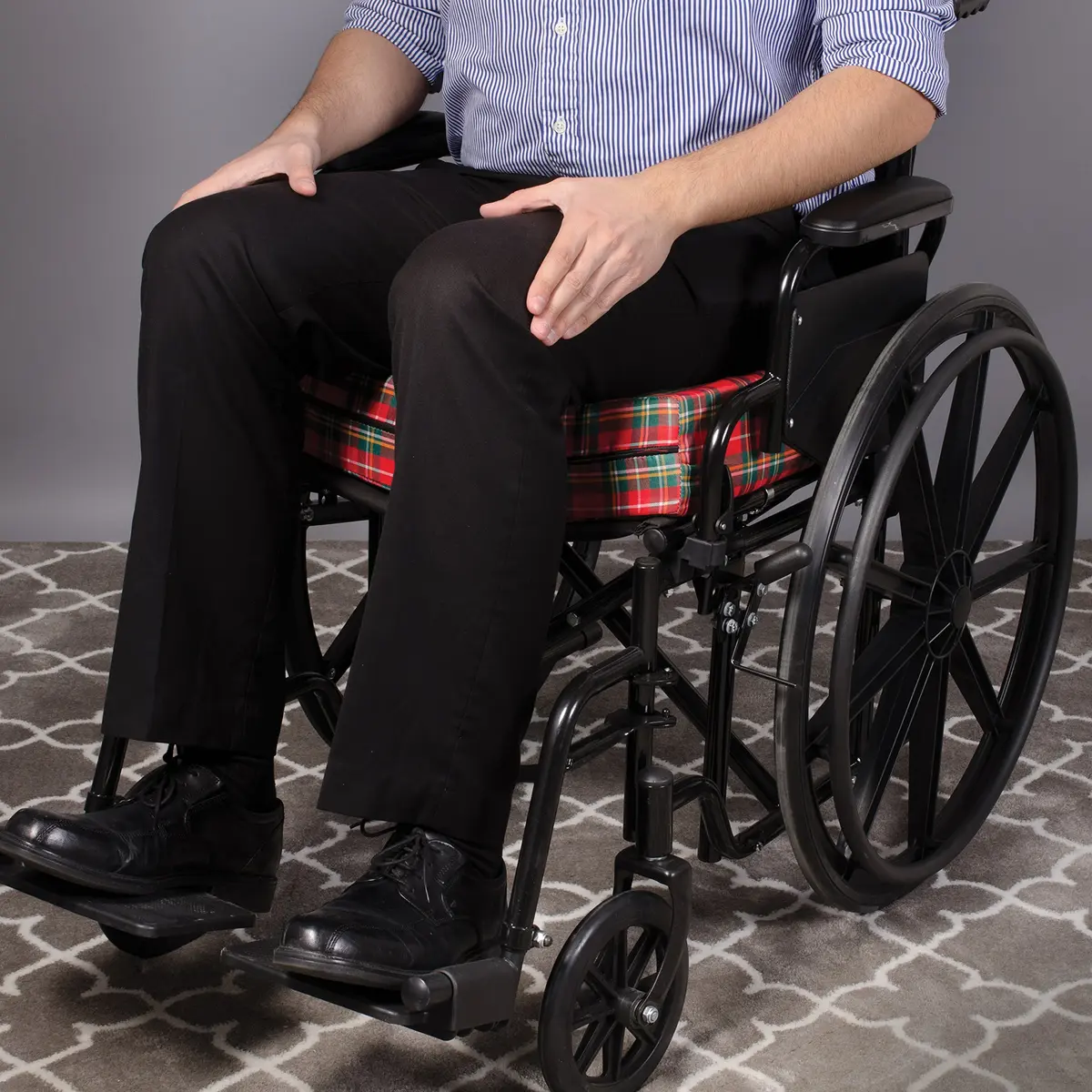DMI Foam Wheelchair and Seat Cushion 16 x 18 x 4 inches | Sciatica Pain Relief Support - view 4