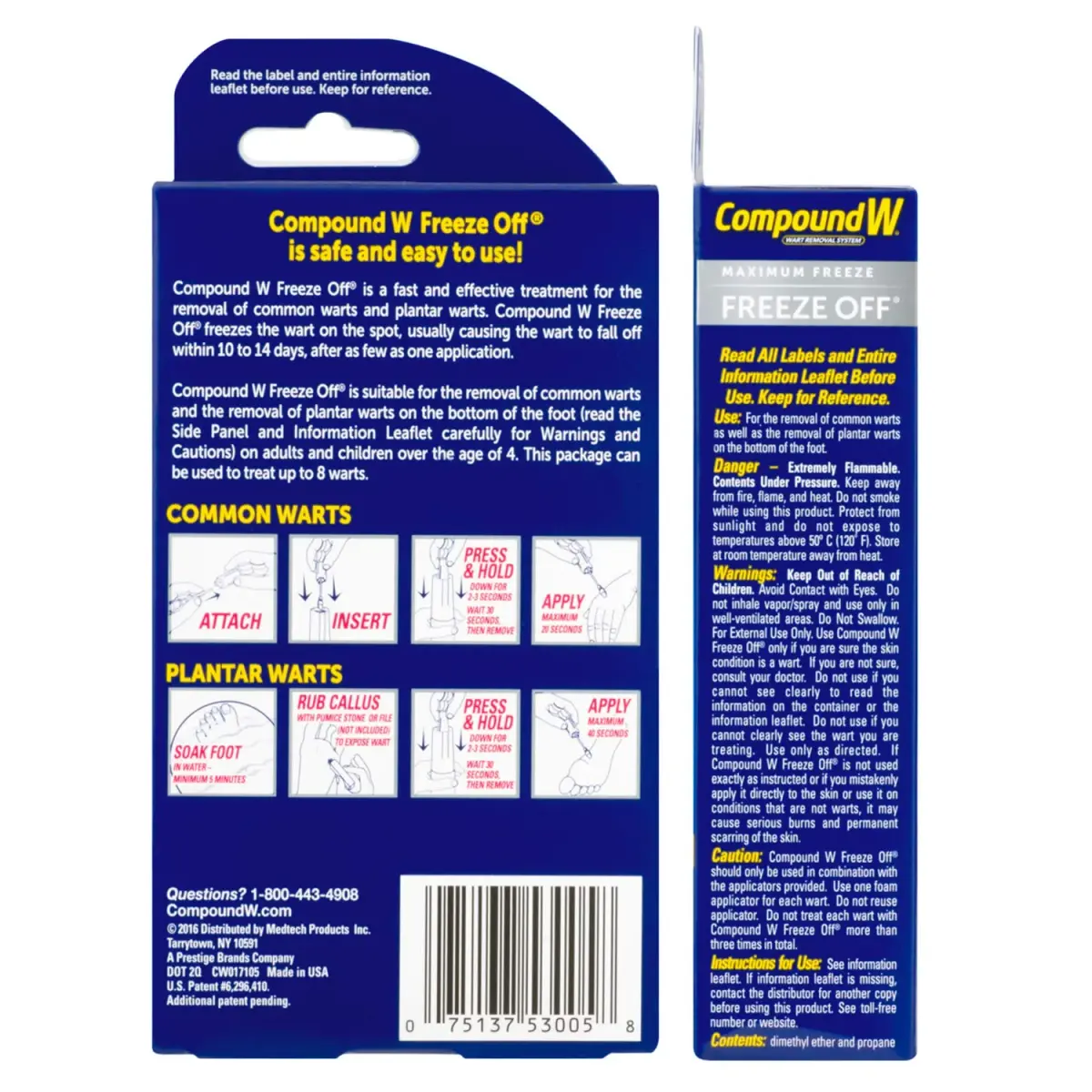 Compound W Freeze Off Wart Remover 8 Applications | Fast-Acting Cryotherapy for Common & Plantar Warts - view 7