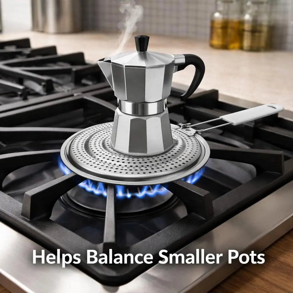 HIC Kitchen Heat Diffuser Reducer Flame Guard 8.25-Inch | Distributes Heat Evenly & Reduces Scorching - view 4