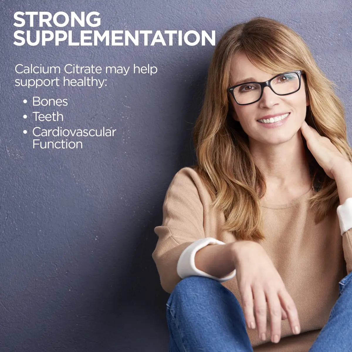 KAL Calcium Citrate 1000mg Mineral Supplement Tablets 180 Count | Bone Health Support - view 3