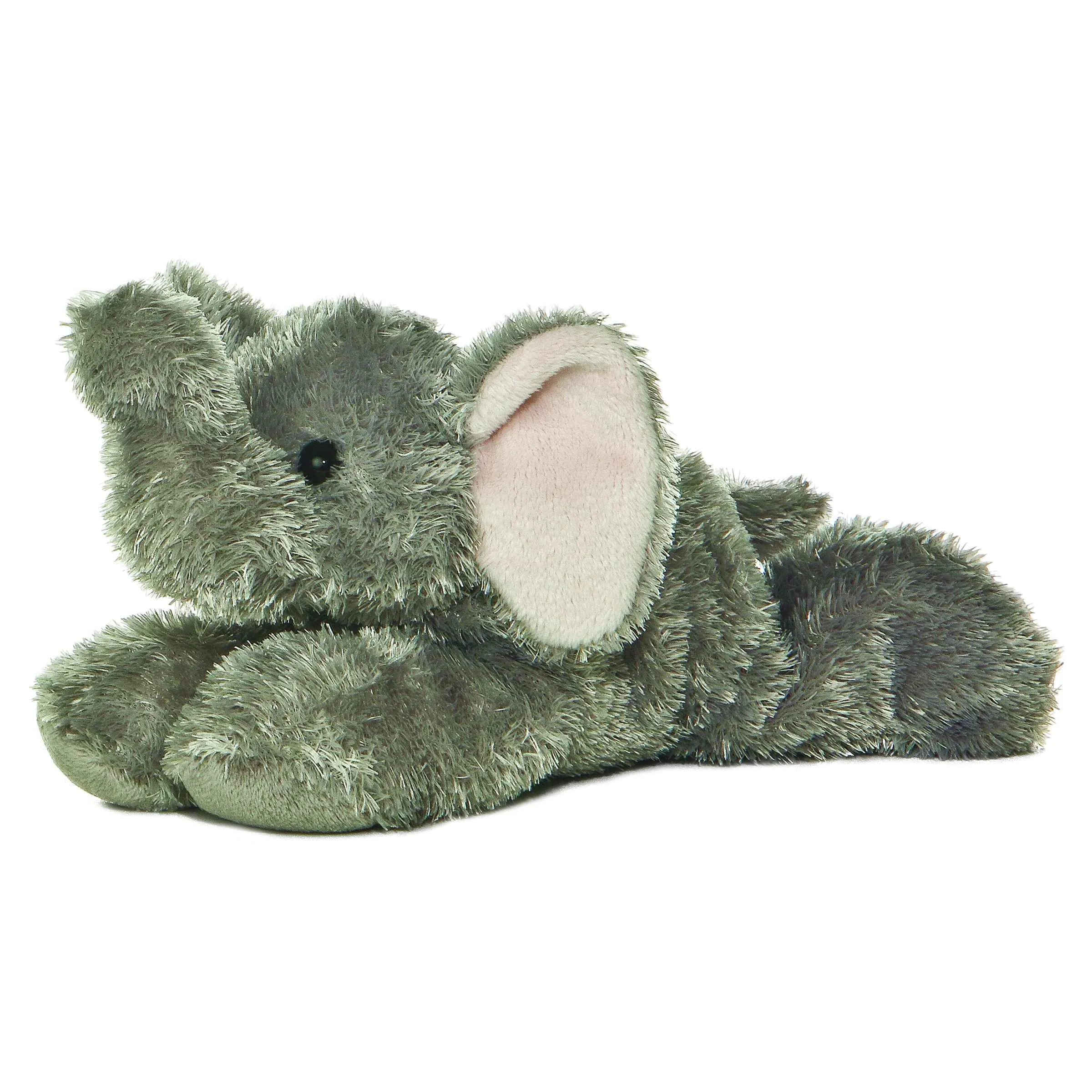 Aurora Adorable Mini Flopsie Ellie Stuffed Animal Toy - 8 Inch Gray Plush Elephant - main product image
