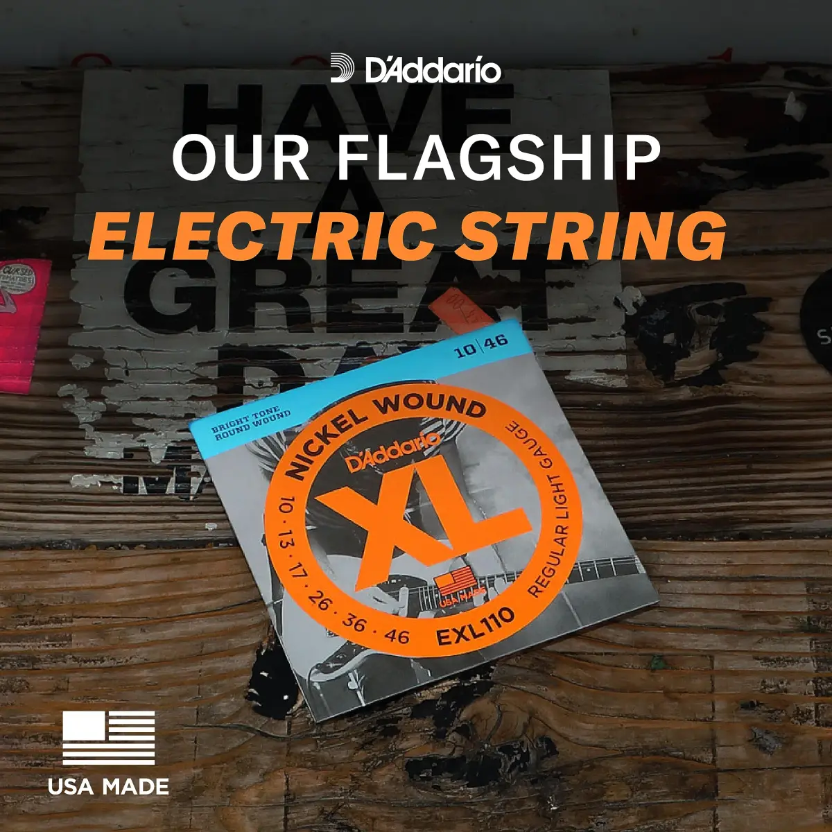 D'Addario XL Nickel EXL115-3D Electric Guitar Strings, 11-49, 3 Sets | Bright Tone & Perfect Intonation - view 3
