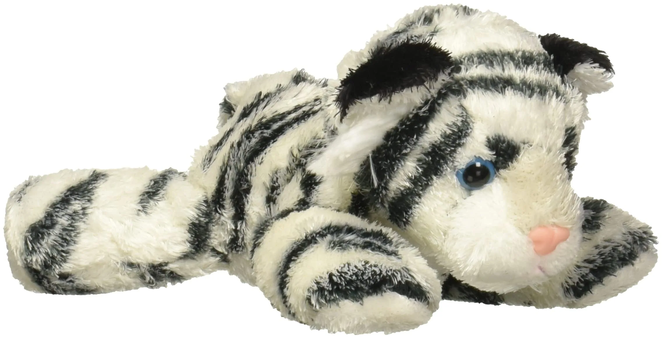 Aurora Adorable Mini Flopsie Shazam Stuffed Animal - 8 Inch White Tiger Plush Toy | ASTM-Tested for Kids - main product image