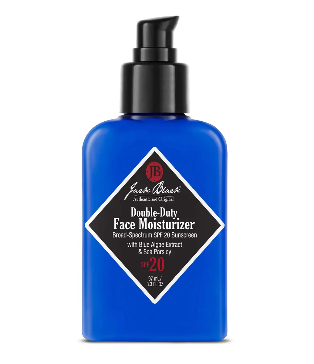 Jack Black Double Duty Face Moisturizer SPF 20 Sunscreen 99ml (3.3 Fl Oz) | Broad Spectrum UVA/UVB Protection - main product image