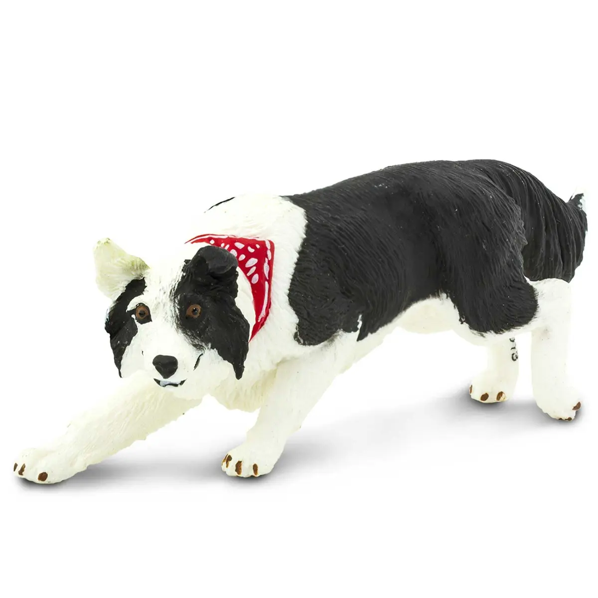 Safari Ltd. Border Collie Toy - 5 Inch Realistic Pet Figure for Kids | Hand-Painted, Safe, Educational - main product image