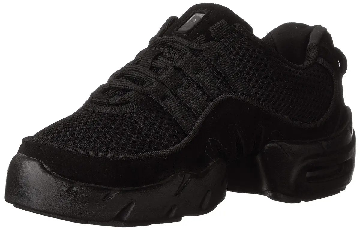 Bloch Women's Boost Mesh Sneaker Dance Shoe, Black, 12 - main product image