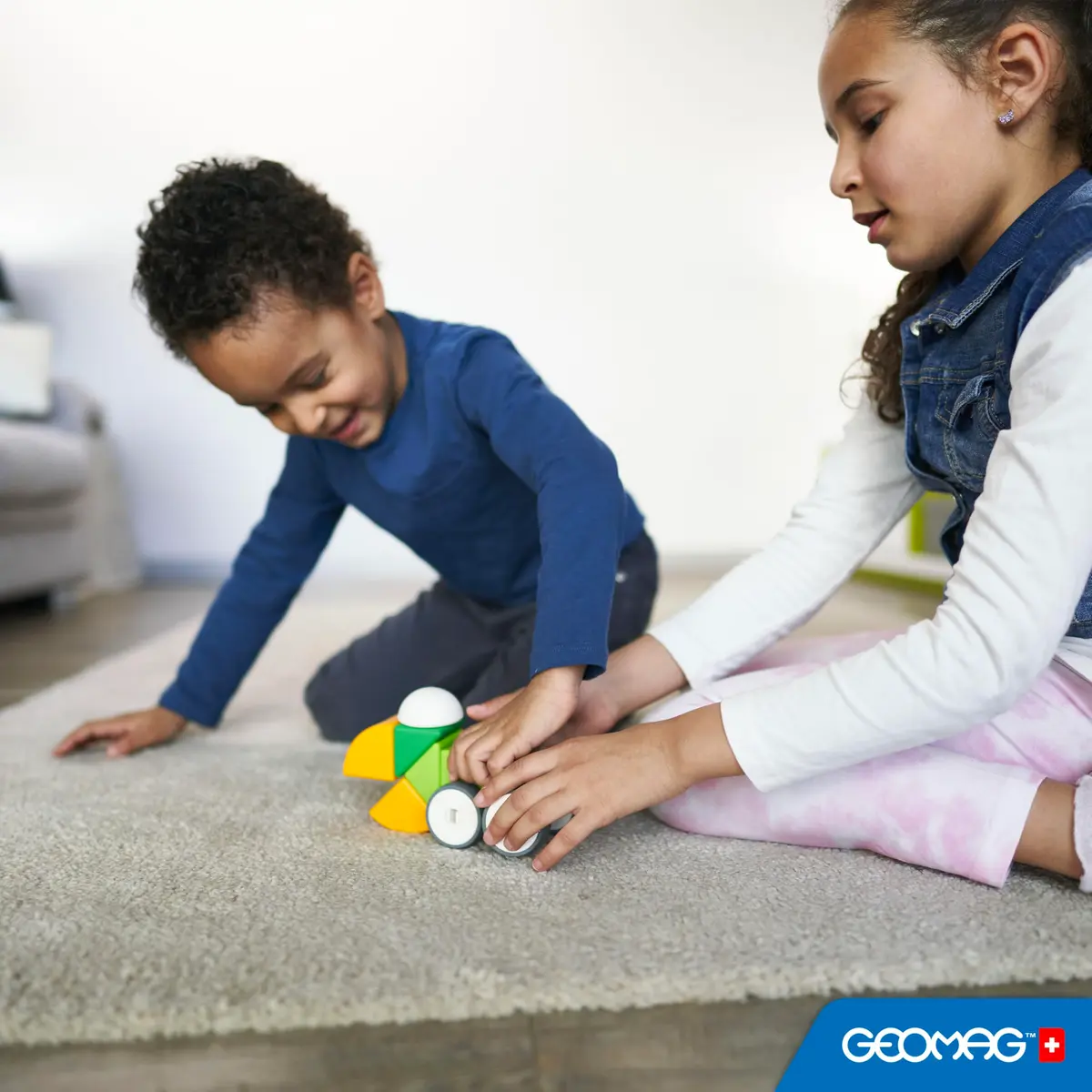 Geomag Magicube Magnetic Blocks for Toddlers 13 pcs | Swiss STEM Building Toy for Ages 1–5 - view 2