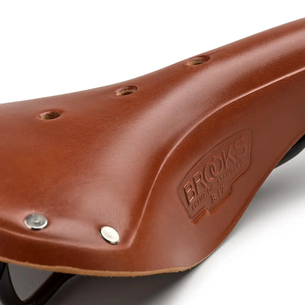 Brooks England B17 Leather Bike Saddle Honey | Supremely Comfortable Handmade Design - view 5