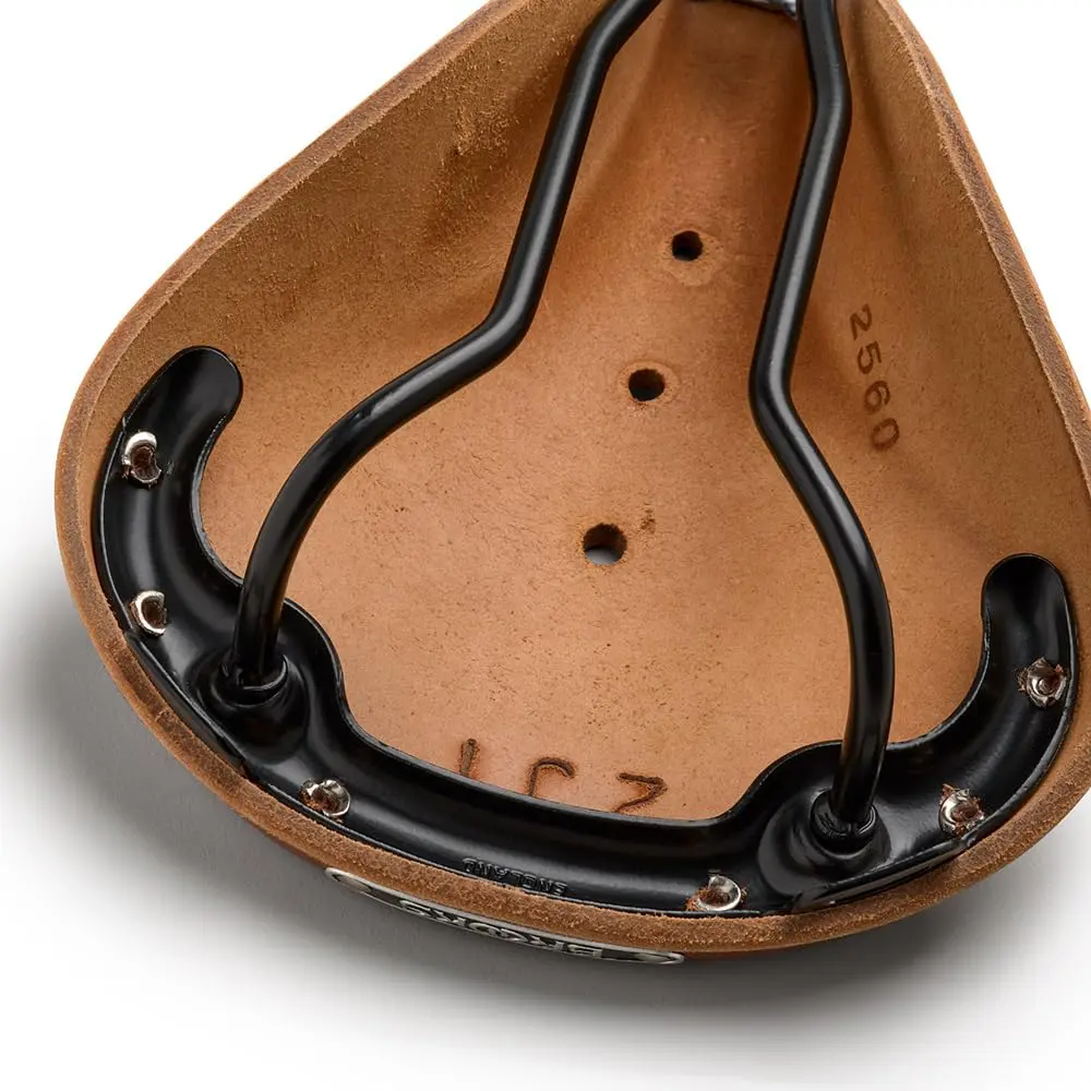 Brooks England B17 Leather Bike Saddle Honey | Supremely Comfortable Handmade Design - view 6