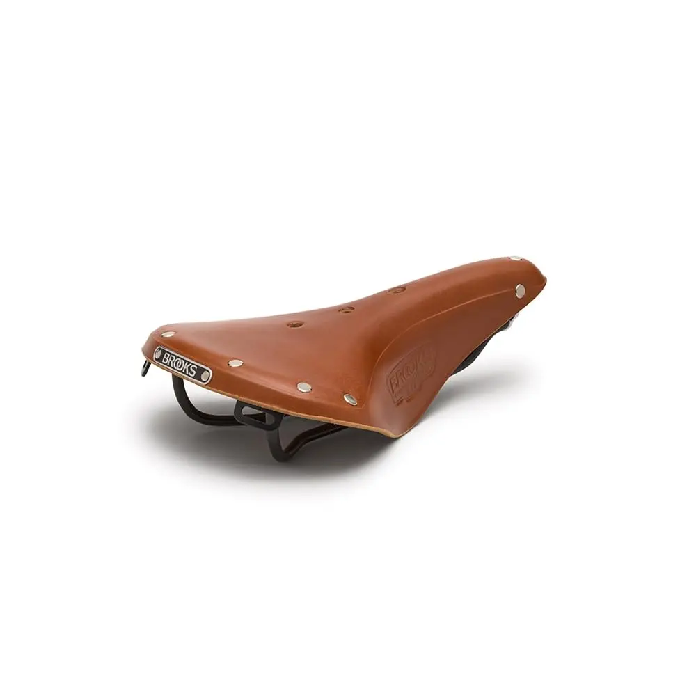Brooks England B17 Leather Bike Saddle Honey | Supremely Comfortable Handmade Design - main product image