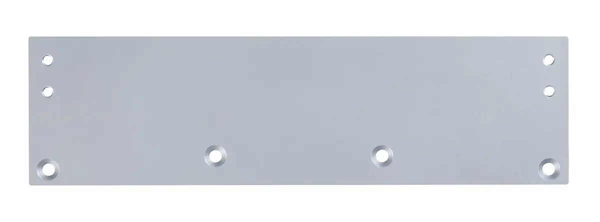 Norton Door Controls 8148 x 689 Narrow Rail Door Closer Mounting Plate, 2-7/8" | Aluminum Finish for Doors in India - main product image