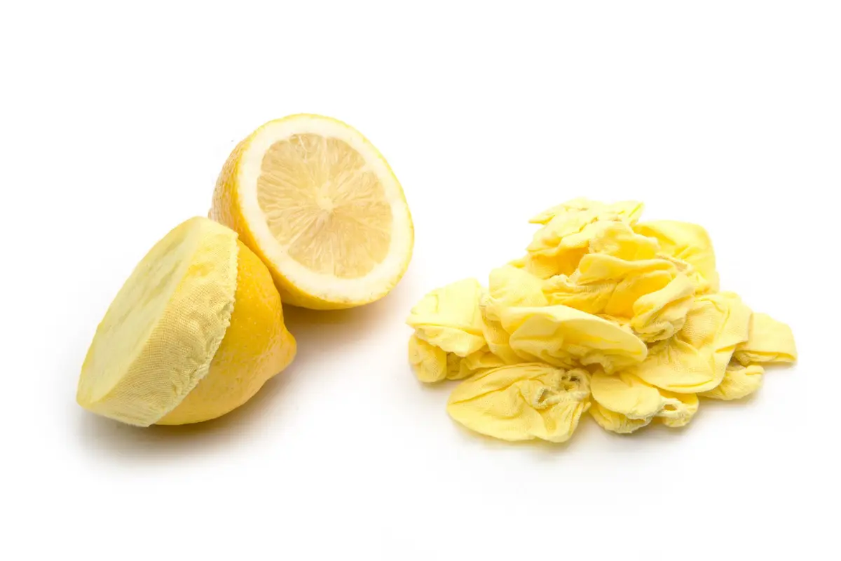 Fox Run Lemon Bags Set of 18 | Yellow Cotton Covers with Elastic Tops for Seed-Free Juicing - view 3