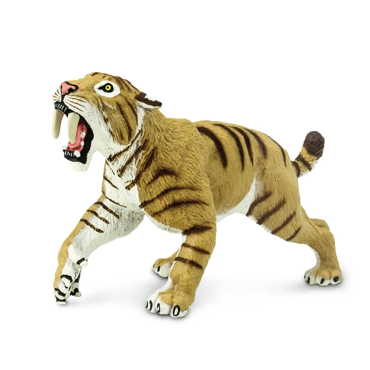 Safari Ltd. Smilodon Figurine - 4" Sabre-Toothed Tiger Educational Toy for Kids 3+ | Realistic Dinosaur Model - view 4