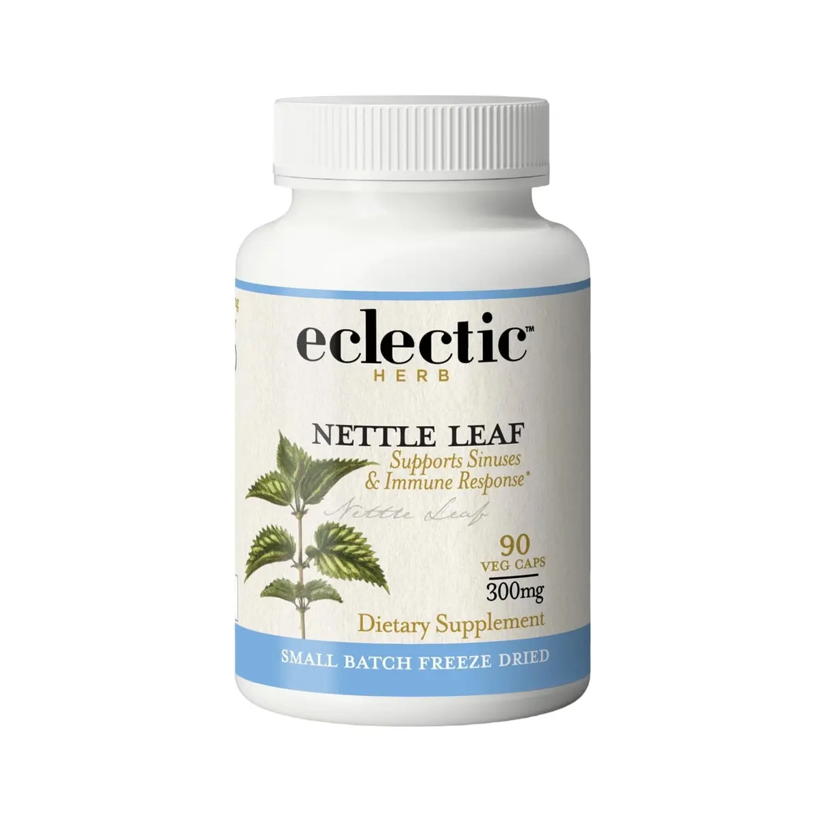 ECLECTIC INSTITUTE Nettle Leaf Capsules 90 CT | Sinus & Immune Support, Vegan, Non-GMO - main product image