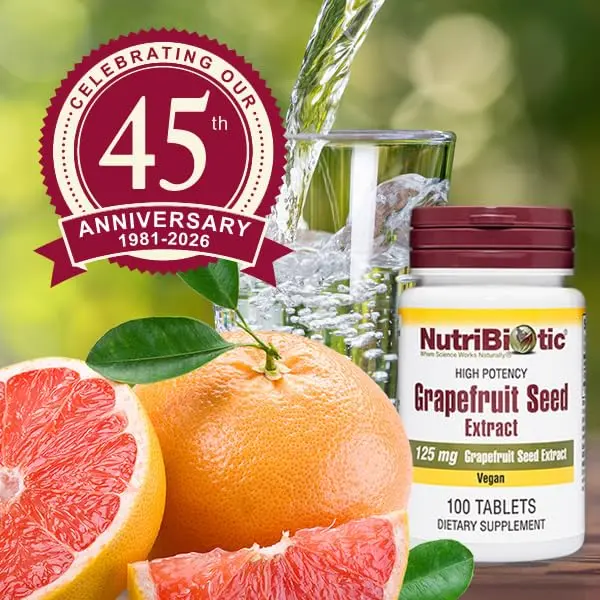 NutriBiotic Grapefruit Seed Extract Tablets 125mg | Vegan, Gluten Free, Non-GMO | 100 Count | Premium Grade GSE with Bioflavonoids - view 5