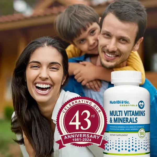 NutriBiotic Multi Vitamins & Minerals 180 Ct Capsules | Gluten Free, Highly Absorbable - view 4