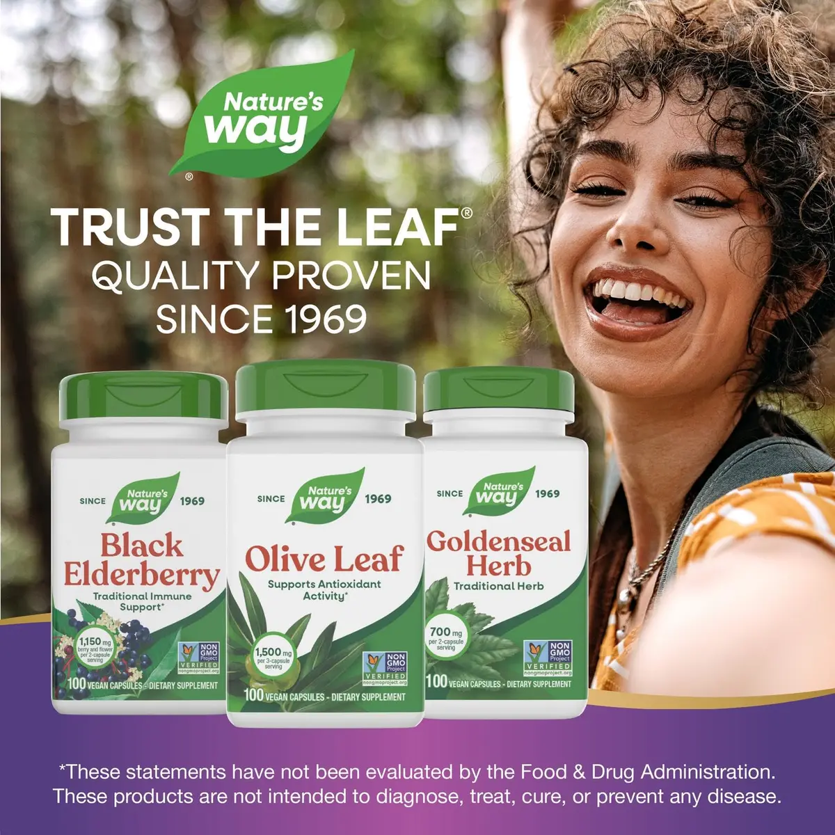 Nature's Way Olive Leaf Herbal Capsules 1500mg | Supports Antioxidant Activity, Vegan, Gluten-Free - view 7