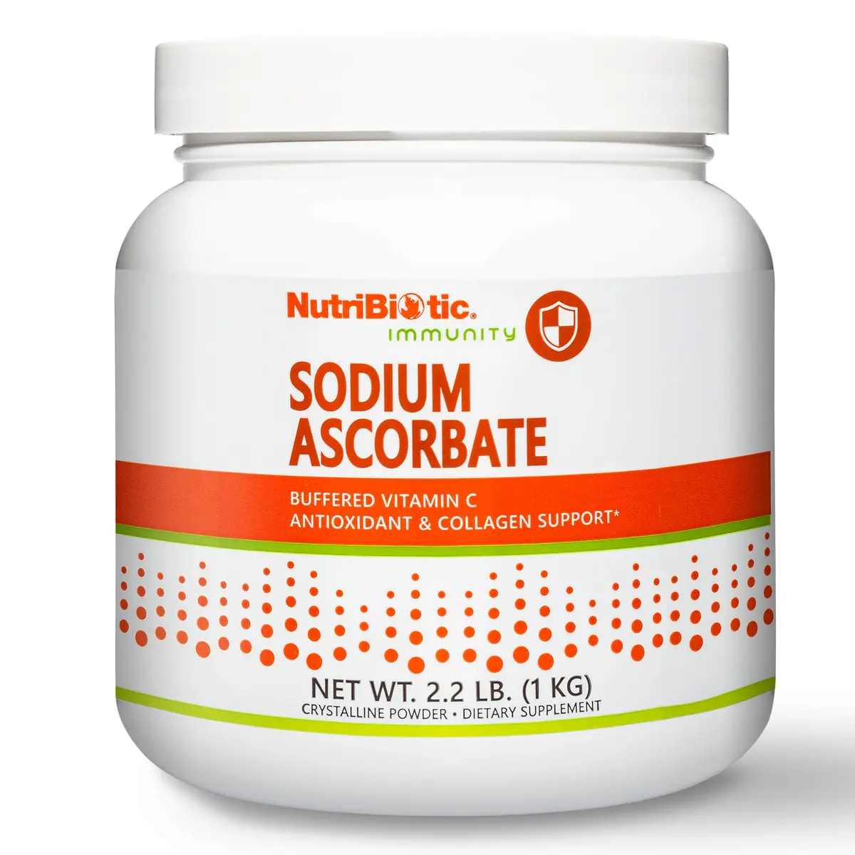 NutriBiotic Sodium Ascorbate Buffered Vitamin C Powder 2.2Lb | Vegan, Non-Acidic, Easy on Digestion - main product image
