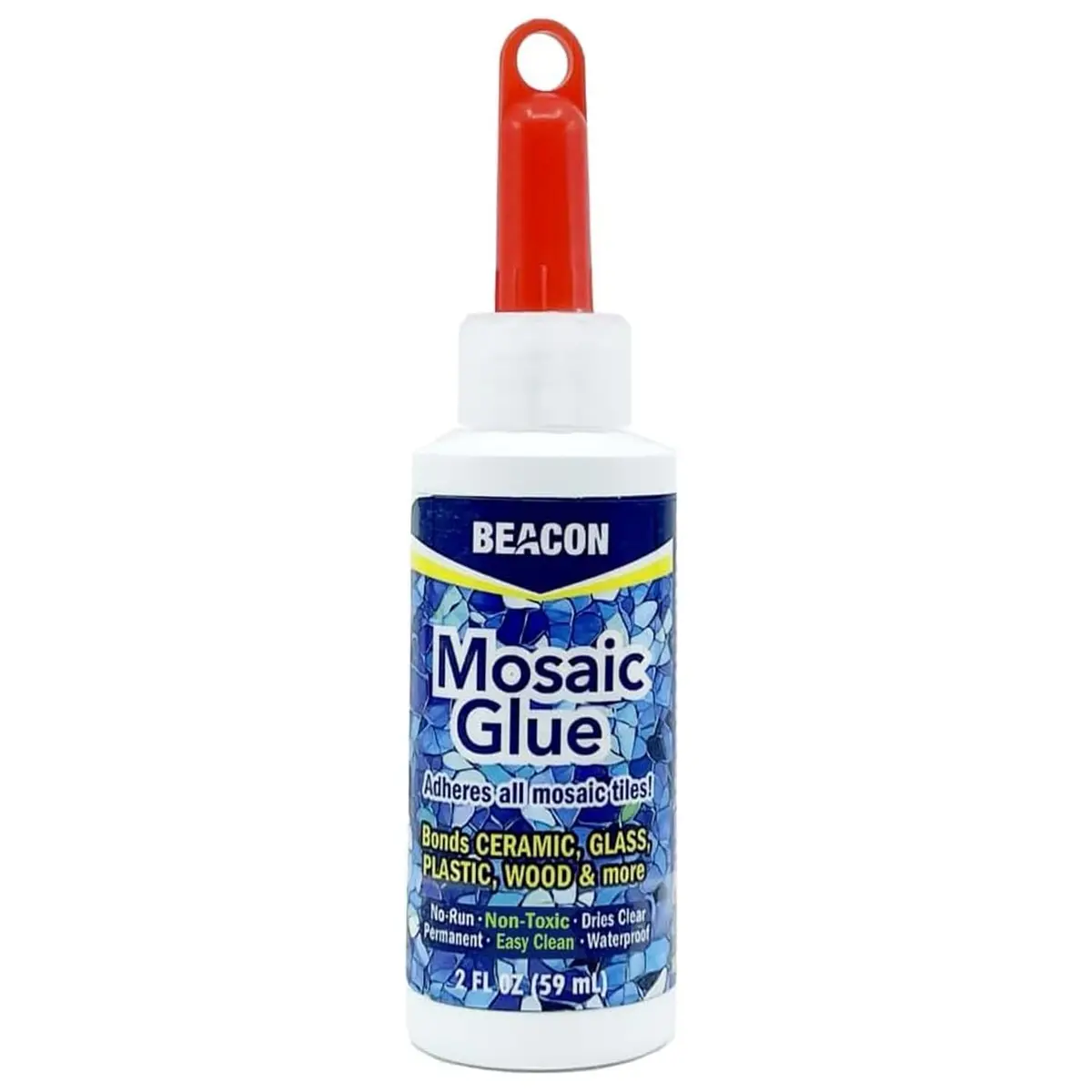 Beacon Mosaic Glue 59ml (2 Fl Oz) | Non-Toxic & Water Resistant for All Tiles & Surfaces - main product image