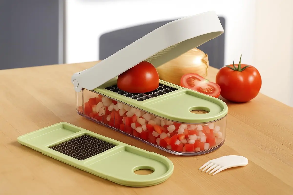 Vidalia Chop Wizard Vegetable Chopper 10.75 x 4.25 x 2.75 inches | Original As Seen On TV Food Dicer - view 3