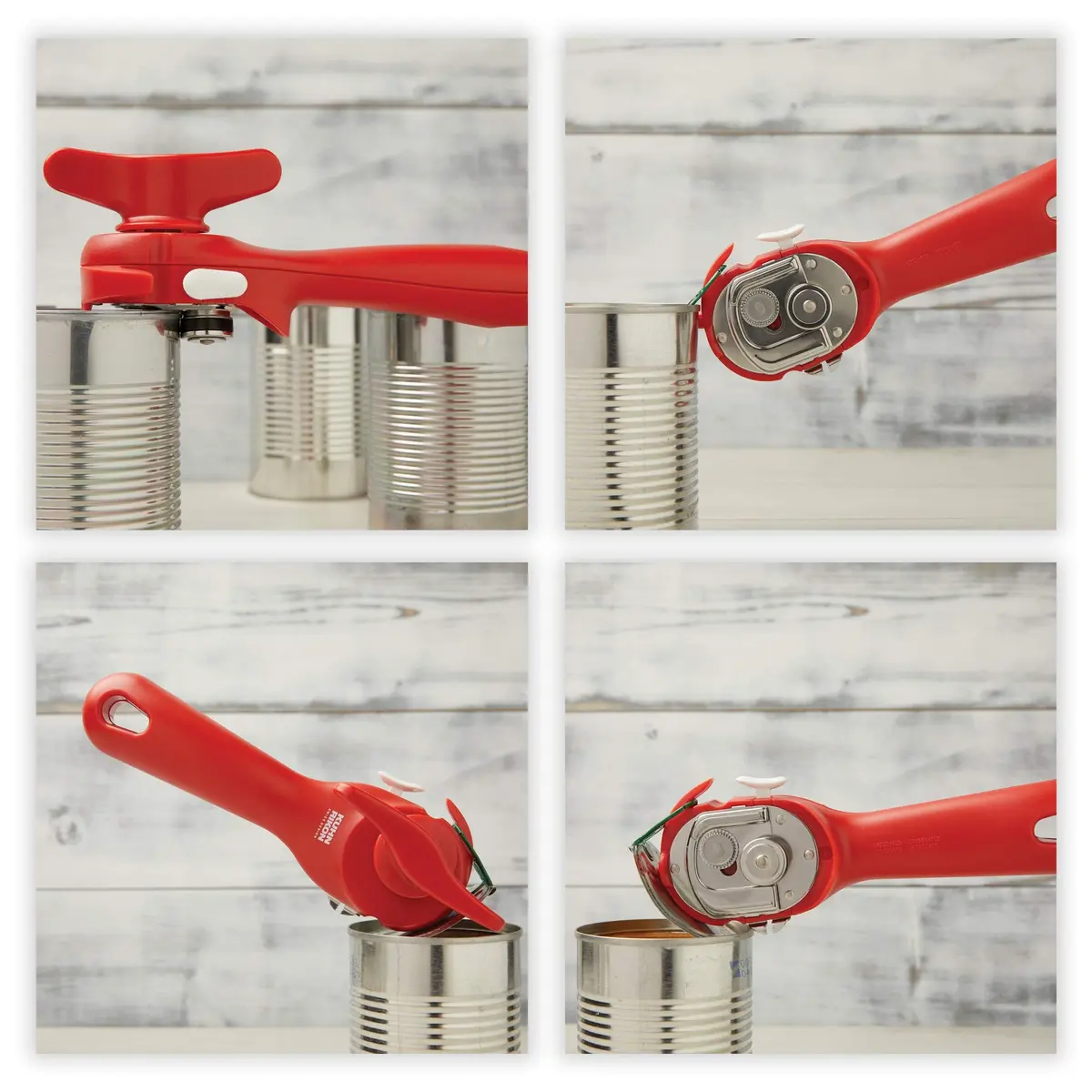 Kuhn Rikon Auto Safety LidLifter Can Opener with Ring-Pull Tool, 7.25 x 3.5 x 2 inches | Swiss Engineered for Safe, Smooth-Edge Can Opening - view 3
