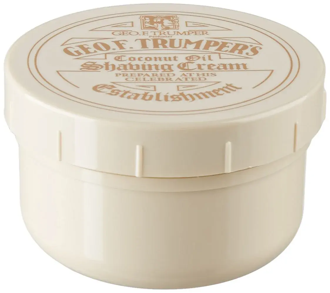 Geo F. Trumper Coconut Oil Soft Shaving Cream 200 g (7 oz) | Glycerine-Based Lather for Soft Skin - main product image