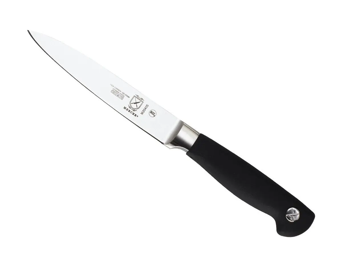 Mercer Culinary Genesis 5-Inch Utility Knife | German Steel, Non-slip Handle, Precision Forged - main product image