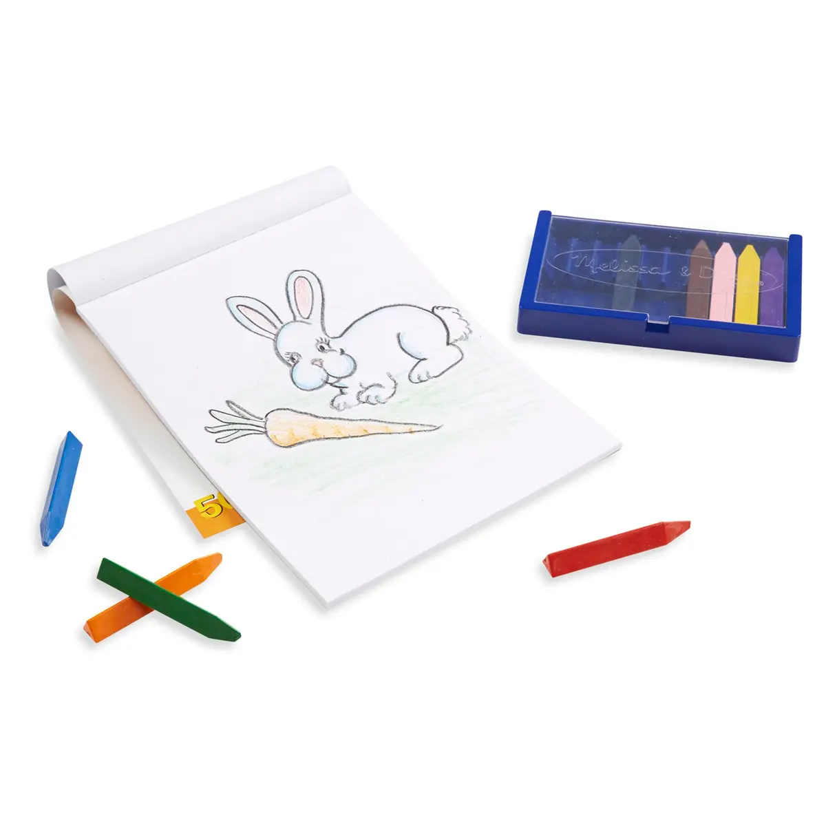 Melissa & Doug 9x12 Drawing Pad 50 Sheets Heavyweight Bond Paper | Large Kids Art Sketchbook for Creative Expression - view 4